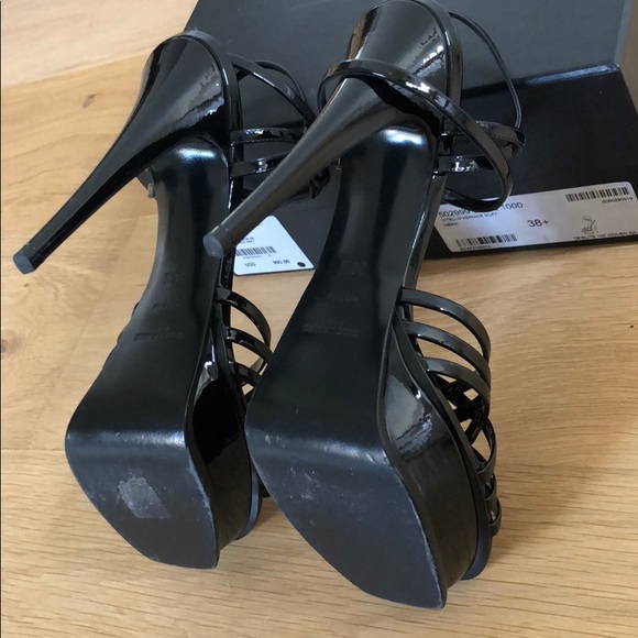 Saint Laurent Tribute 105 Woven Sandals. - Picture 10 of 16